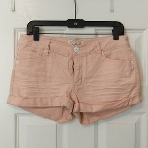 BCBGeneration pink jean shorts size 26